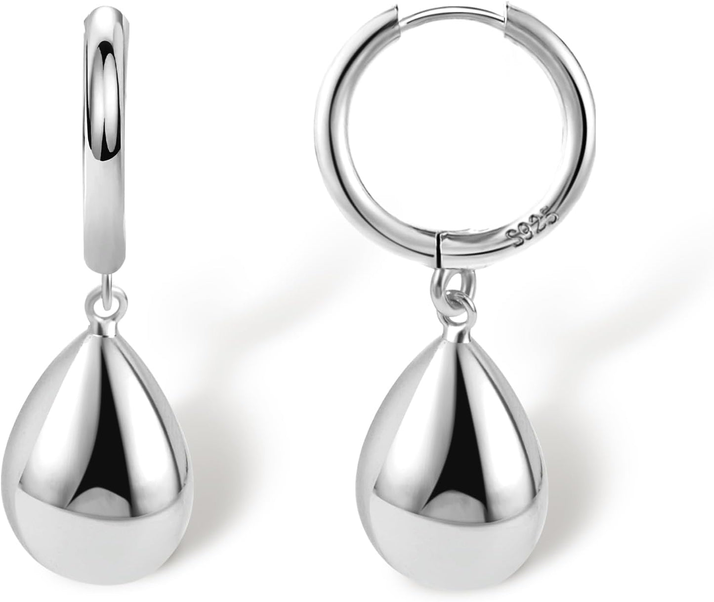 925 Sterling Silver Teardrop Earrings for Women Girls Waterdrop #OWK011