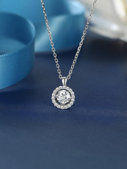 Heart Necklace for Women, Sparkling Gift for Her Necklace for Anniversary Christmas Valentines